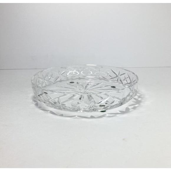 ROYAL BRIERLEY, Beautifully Cut Round Candy/Nut/Serving Bowl, 7 1/2” Signed - Picture 1 of 6